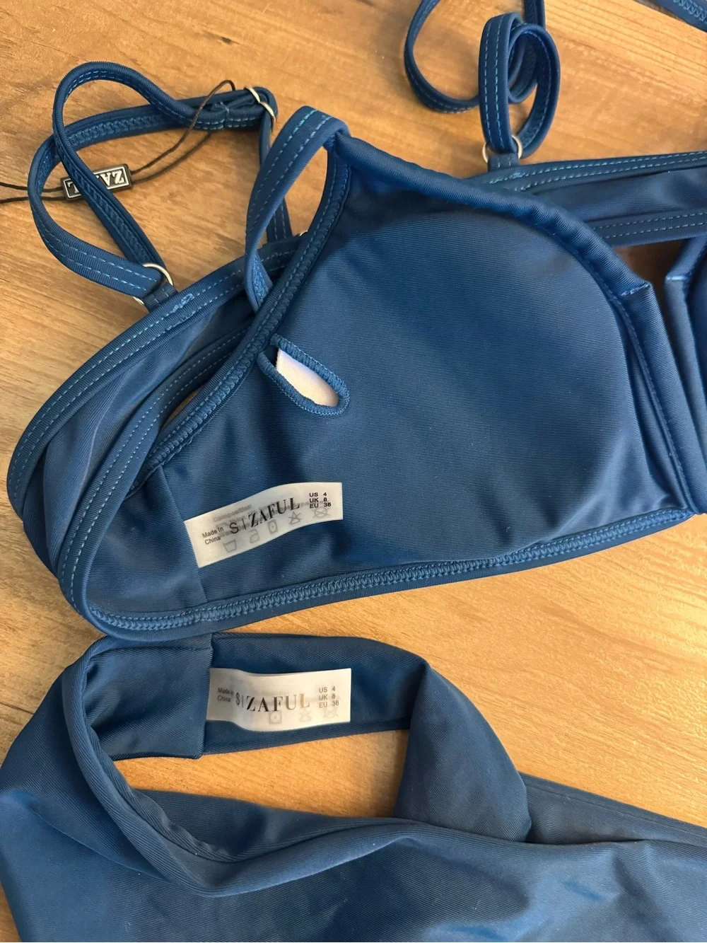 NWT V-Front Cheeky Bikini Set from Zaful - Size Small